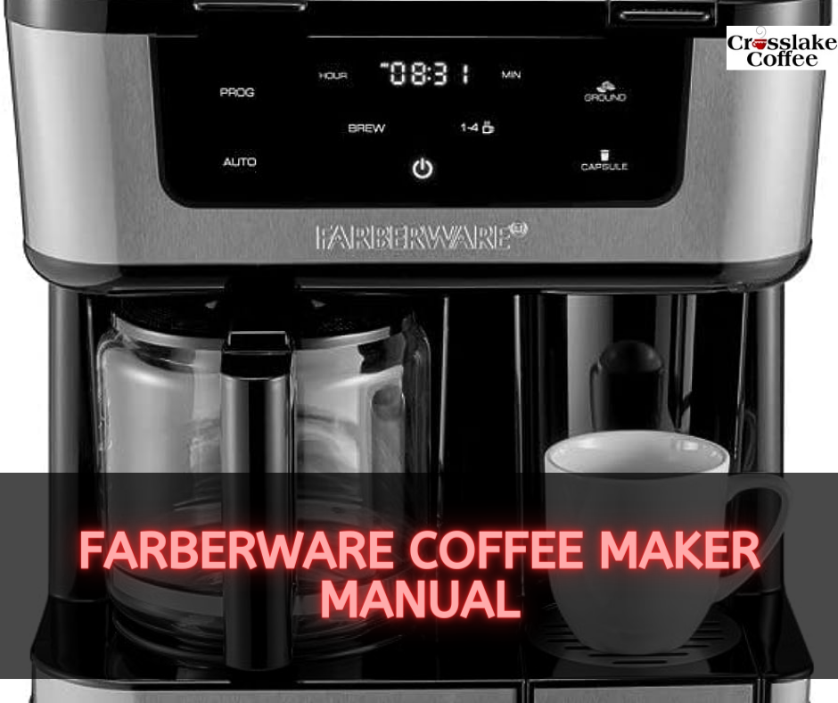 SETUP BEFORE FIRST USE FarberWare Dual Brew Coffee Maker K Cup pod Machine  Rinse Before First Coffee 