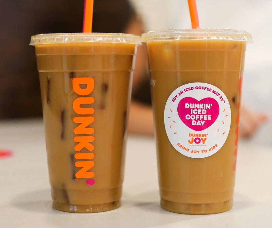 Dunkin donuts on sale free coffee