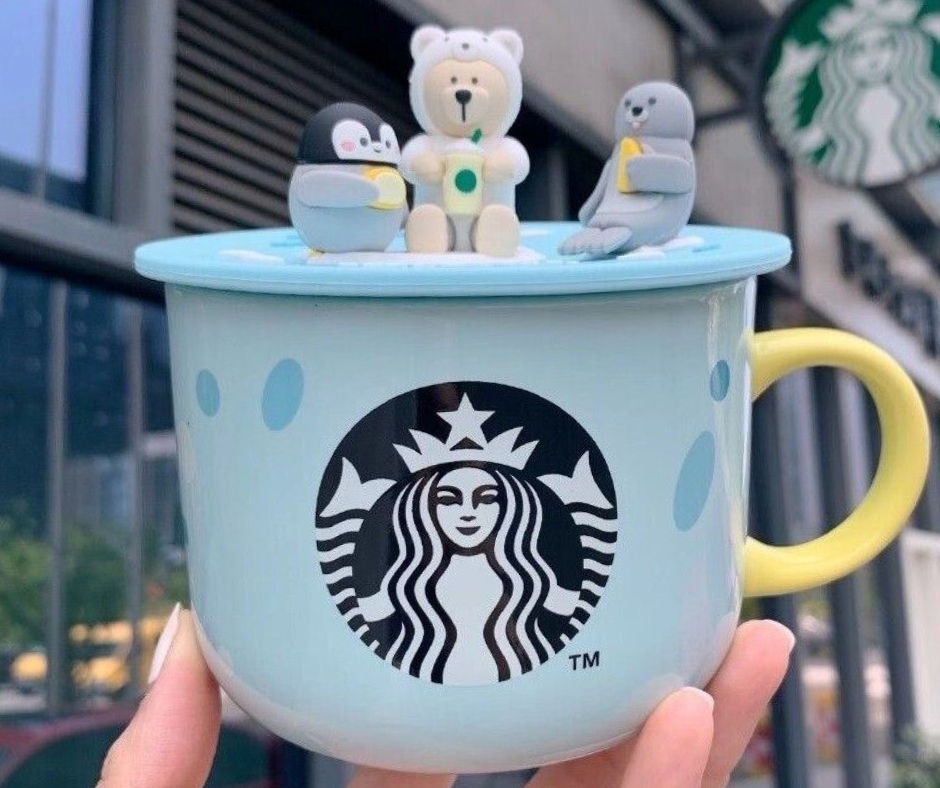 3 Starbucks Ceramic Tumblers To Go Coffee Cup Travel Mugs No Lid