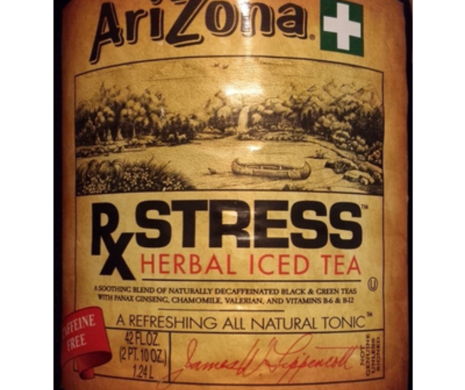 Arizona RX Stress Tea: Unwinding with Herbal Infusions