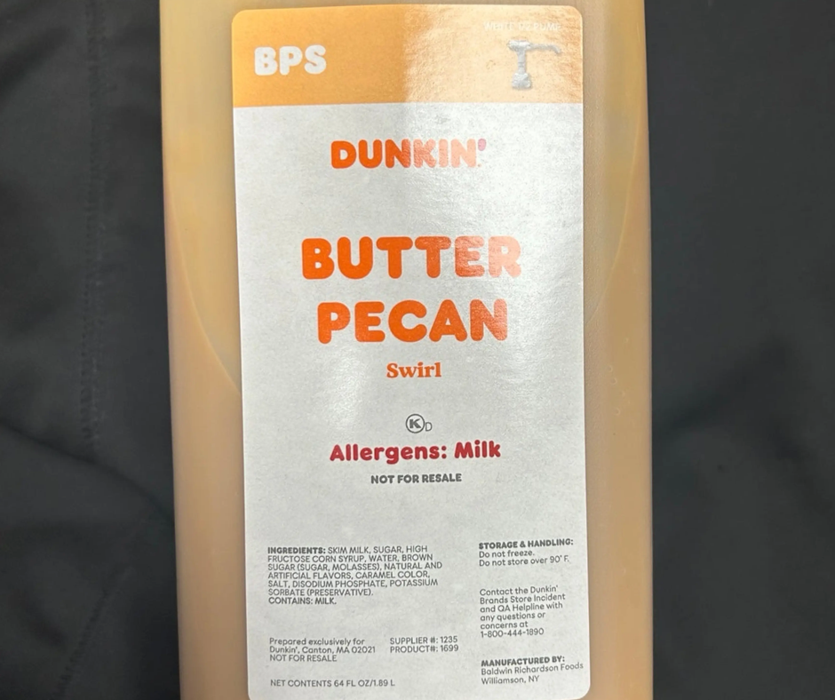 Dunkin Butter Pecan Syrup: Flavorful Additions