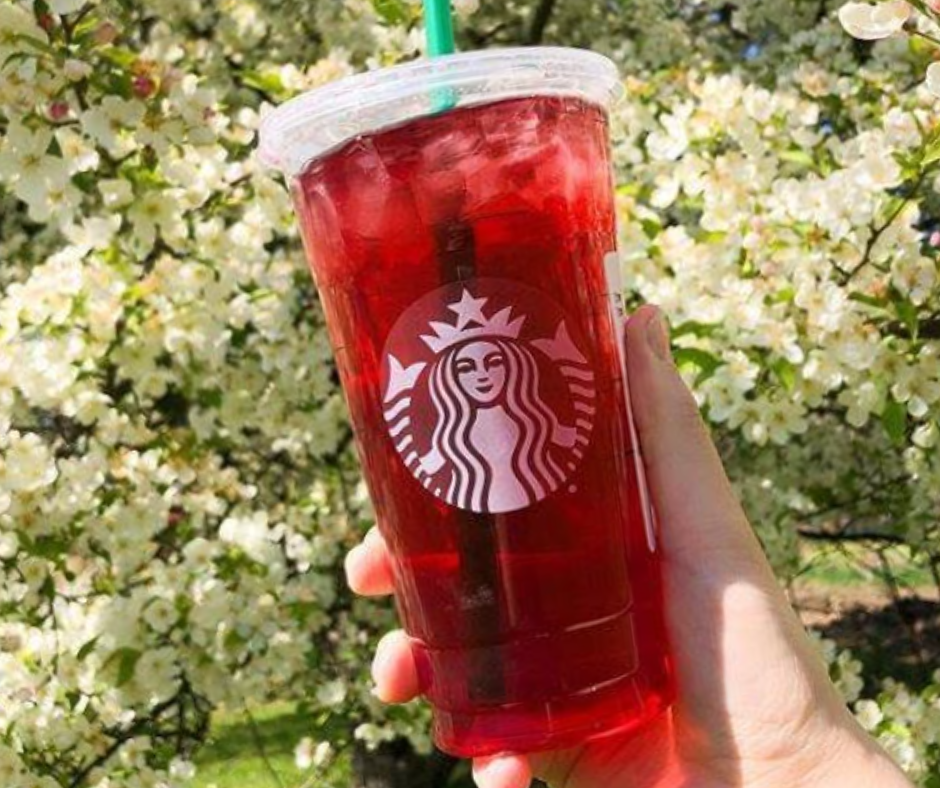 Sipping on Iced Passion Tango Tea