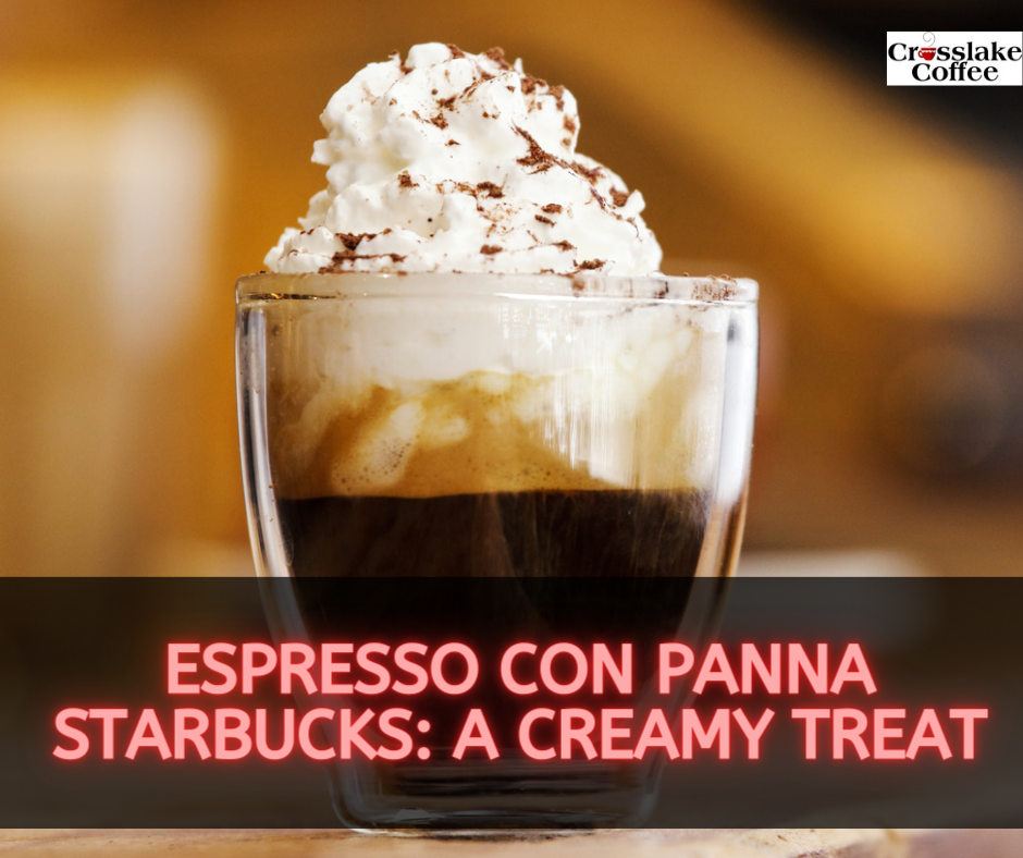 Espresso Con Panna Starbucks