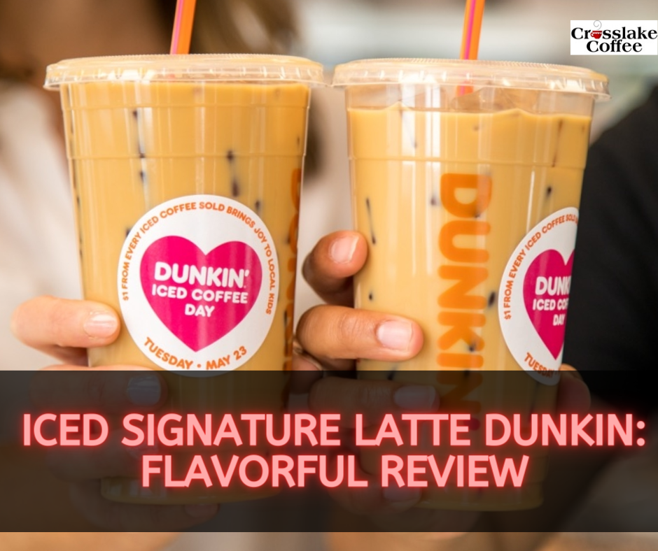 Iced Signature Latte Dunkin