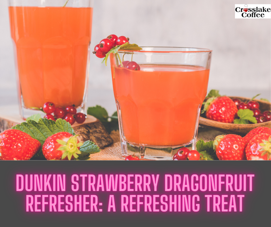 dunkin strawberry dragonfruit refresher