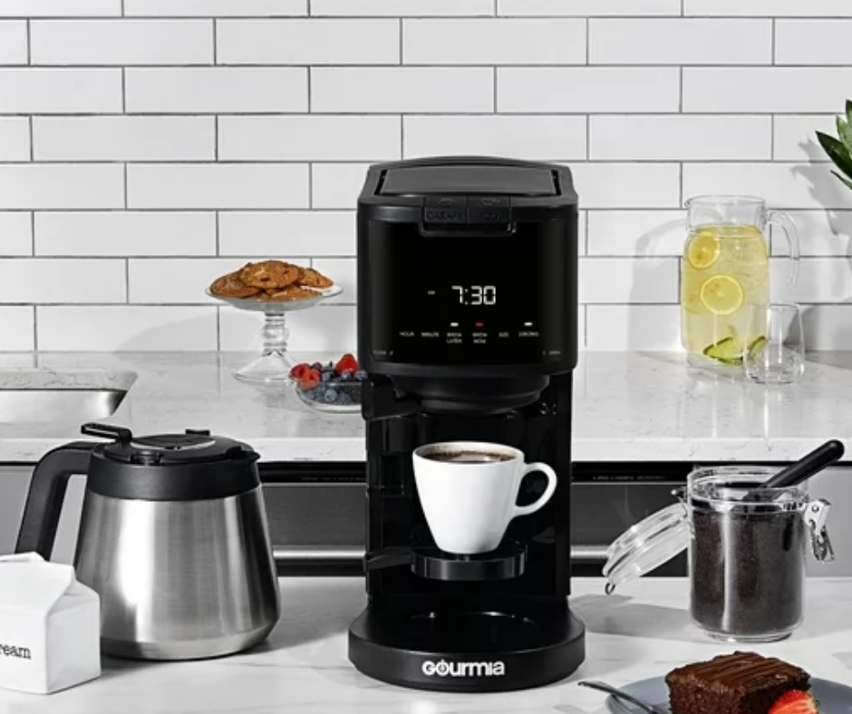 gourmia grind and brew coffee maker