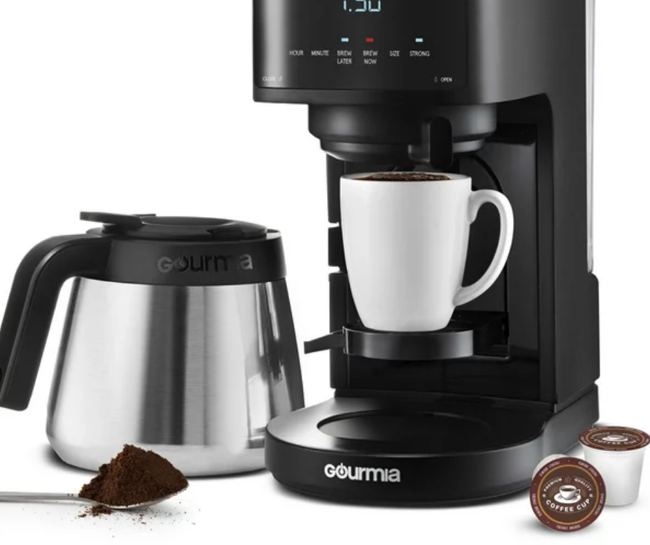 gourmia grind and brew coffee maker