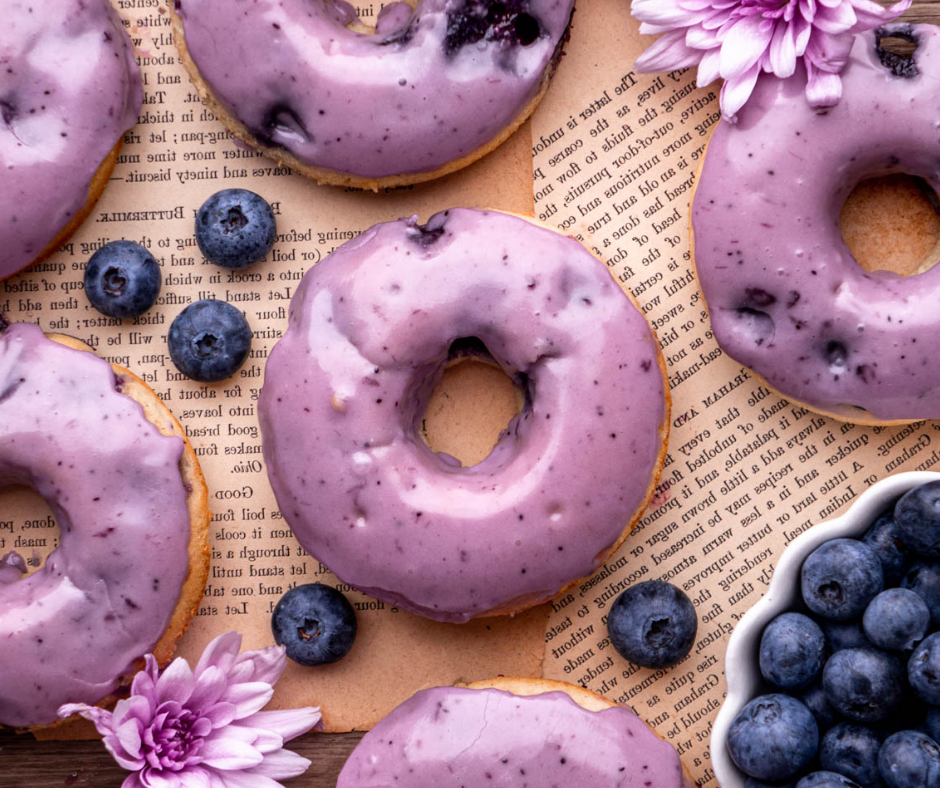 dunkin donut blueberry donut