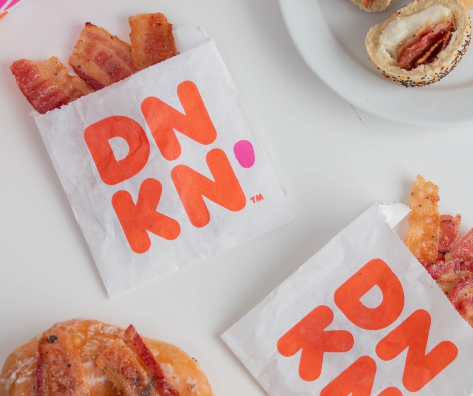 dunkin donuts snackin bacon